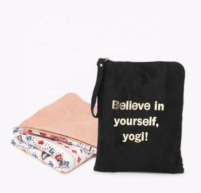 China New Type Top Selling Non Slip Polyester Performance Tarvel Mat Yoga Carry Bag for sale