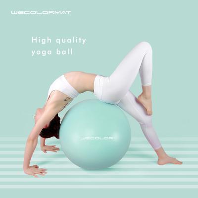 China Custom PVC 65cm Diameter Porcelain Yoga Resistance Balance Ball Pilates for sale