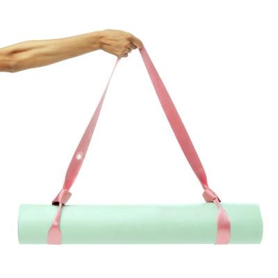 China Attractive price type of polyester new yoga 100% polyester fitness Mat Carrying Strap for sale