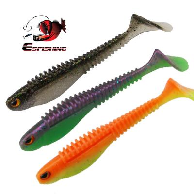 China ESFISHING100mm 7.5g Nasty Shad Fishing Supplies Best Fishing Lure Shad 2021 Soft Plastic Fishing Lures SN100 for sale