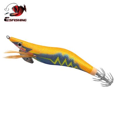 China ESFISHING Squid Fishing Lure Jigger 2.5g 3g Lead Weight Lines Lure Sea Fishing Shrimp Groundbait SL021 for sale