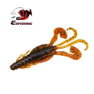 China ESFISHING 6pcs Huge Tentacles 90mm Crop 6.2g Fishing Lures Soft Baits Realistic Pike Lure HTC90 for sale