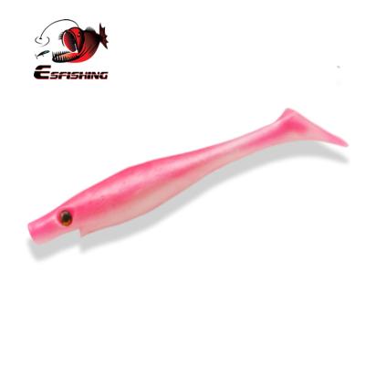 China ESFISHING 4pcs 125mm 12g Premium PVC Lure Shad Fishing Lure Fishing Wobbers Japan Soft Lure for sale