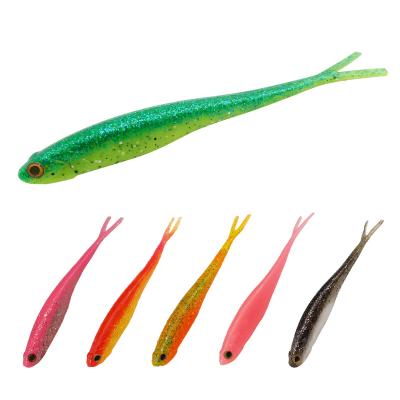 China ESFISHING 6pcs 130mm Real Shad 8g Fishing Soft Lure Minnow 3d Plastic Eyes Lures Artificial Groundbaits Supplier BSL-RS130 for sale