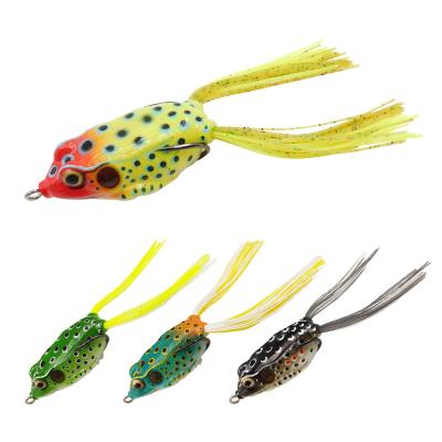 China ESFISHING 2pcs 65mm Cavity Frog 15g Lure Fishing Lure Top Water Lure Fish Bait Pike Jig HF65 Bait for sale