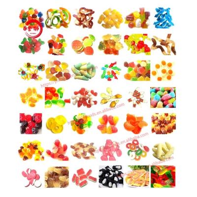 China Normal Wholesale Bulk Packing Various Shape Gummy Sweet Halal Meat Fruity Gummy Candies for sale