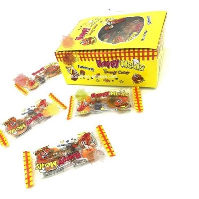 China Natural Pizza 15g Burger Cola Happy Meals Package Meal Halal Meat Gummy Sweet Jelly Candy for sale