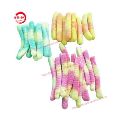 China Normal Wholesale Bulk Packing Worm Snake Halal Gummy Soft Jelly Candy Candy for sale