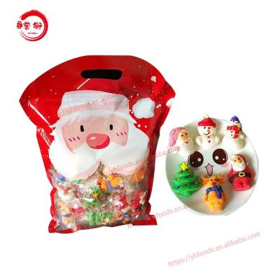 China Natural Christmas Tree Santa Deer Snowman Marshmallow Candy for sale