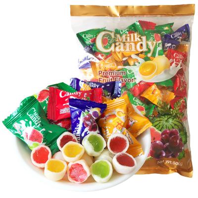 China 500g ThaiChewy Milk Natural Chewy Soft Candy Jelly Halal Sweets for sale