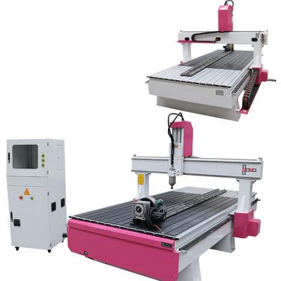 China Advertising Company 1530 4 Axis Woodworking CNC Router Machine for sale