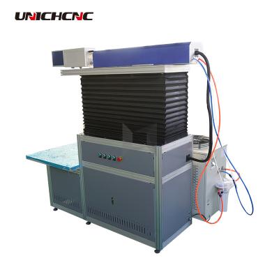 China Advanced Technology 20w uv/co2 laser marking fiber laser marking machine plastic/brass/stainless steel for sale