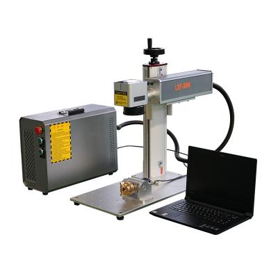 China Deep steel laser marking 20W 30W 50W 100w deep color Raycus ipg metal fiber 3d laser marking machine price for sale