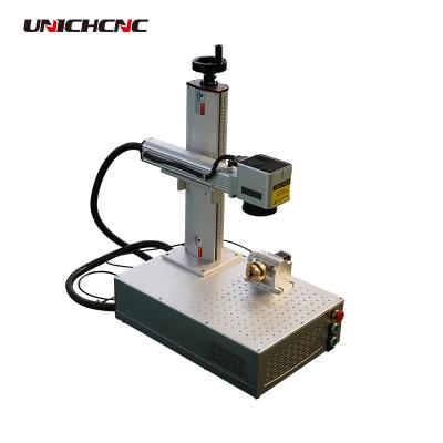 China discount price 20w 30w 50w mini small laser marking portable jpt raycus 3D metal fiber laser marking machine for sale for sale