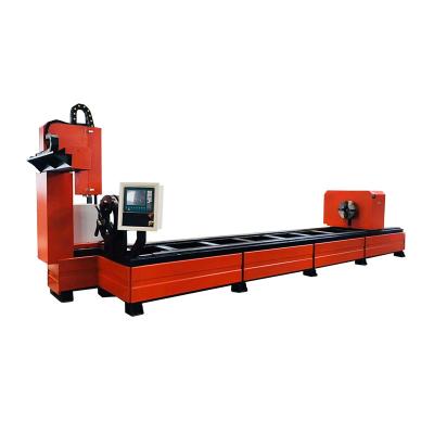 China Hotels CNC Pipe Cutting Machine Plasma Pipe Tube Plasma Cutting Machine For Pipe Cutting for sale