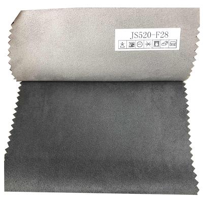 China Anti-static Modern Gray Suede Fabric Sofa Furniture Fabrics Textiles Soft And Textured Upholstery Material for sale