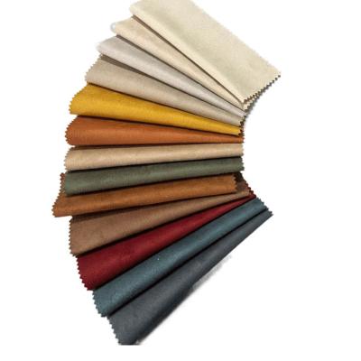 China Waterproof suede fabric for garment for furniture 100% polyester fur brushed fabric high quality spandex fabrics for sale