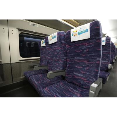 China Wrinkle Resistant China High Speed ​​Train Upholstery Velor Fabric Woven Colorful Fabric For Seat And Chair Upholstery for sale