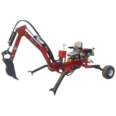 China Customized Cheapest Mini Backhoe Loader Digger Excavator Hot Selling Mini Backhoe Loader Digger Excavator Towable Backhoe Atv With 15hp 9hp 13.5hp Engine for sale