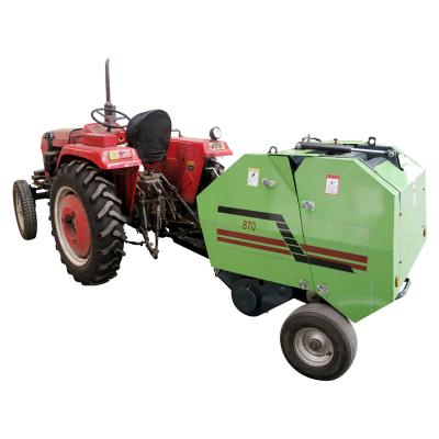 China Cheap Price Graduated By This Baler Hay Rice Wheat Straw Factory Direct Price Cheap Customized Mini Hay Baler Net Round Baler PTO Mini Round Hay Baler for sale