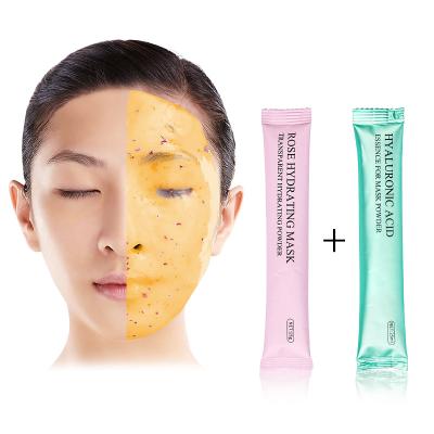 China OEM Hydraulic Rubber Wholesale Private Label Moisturizer Jelly Mask Soft Hydrojelly Powder Natural Organics Brighten Cleansing Peel Rose Face for sale