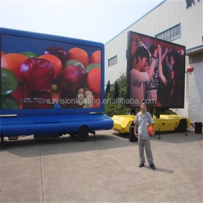 China Other High Brightness 3 Faces Led Truck Display Screen Display Panel for sale