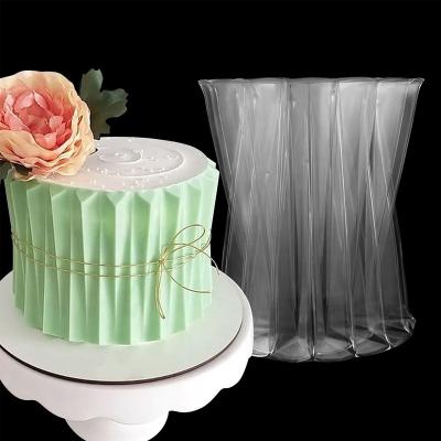 China Viable Cake Stencils Cake Border Decoration DIY Cupcake Cookie Cake Template Mold Fondant Cake Decorating Factory 8 Patterns for sale