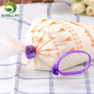 China 12PCS Silicone Icing Rings DIY Bag Viable Ties Reusable Reusable Piping Decorating Elastic Band Whisking No Leaks Baking&Pastry Tool for sale