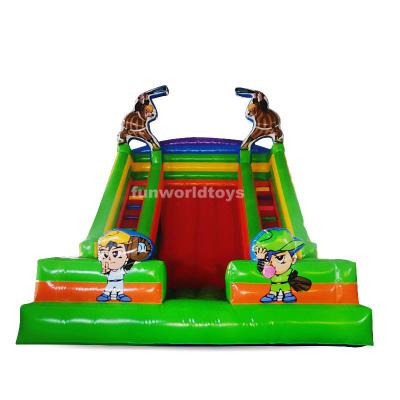 China Outdoor Rental Or Home Use Inflatable Dry Slide Large Double Slide Inflatable Dryer for sale