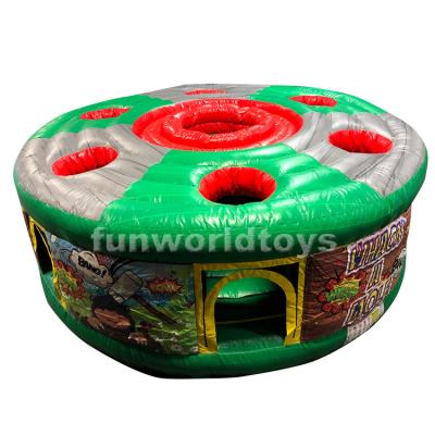 China Funny inflatable games rental or home use interactive inflatable combo bounce sport amusement games beat a mole for sale for sale