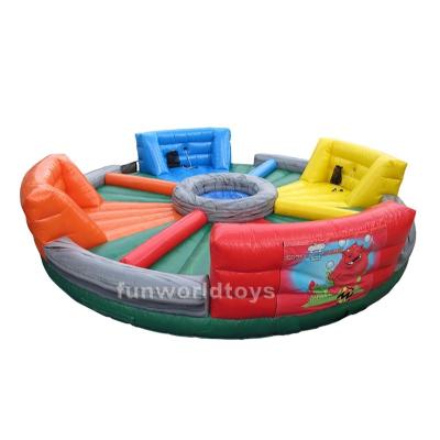 China Cheap rental or home use factory hippo chow down inflatable game hippo sport hungry games for sale