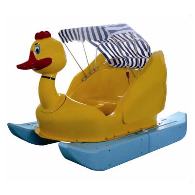 China Other Leisure 2 Person Pedal Water Boat Kids Duck Boat Water Play Equipment Adult Pedal Boat For Sale for sale