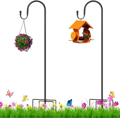 China Modern Premium Solid Steel Hanging Solar Lights, Mason Jars, Plant Hangers, Flower Baskets, Shepherd's Hooks Garden Stake for sale