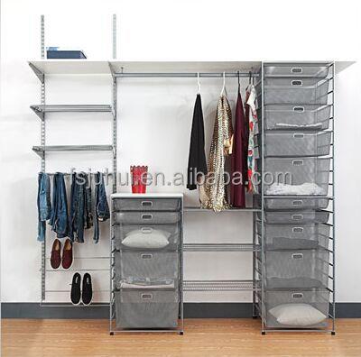 China Wardrobe Modern Design Bedroom Furniture Fancy Metal Wardrobe for sale