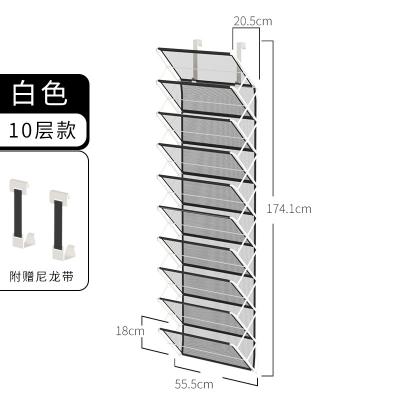 China Cheap Modern Designs Iron Convertible Custom Home Mounted Large Capactiy Foldable Shoe Rack Home and Store Display Rack Hanging Organizer for sale