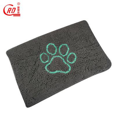 China CLASSIC Dog Mat Ultra Absorbent Soft Floor Mat, Pet Bed Mat/Blanket for Dogs Bathroom Non-Slip Mat for sale