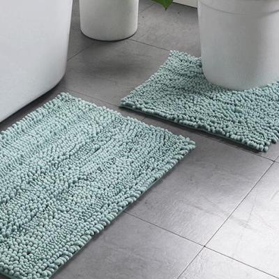 China Factory Price Logo Customized Microfiber Chrismas Absorbent Bathroom Blanket Cheap Anti Slip Water Bath Mat Anti Slip for sale