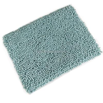 China Rongda Carpet Anti-Slip Bathroom Toilet Cover, Chenille Anti-Slip Absorbent Bath Mat for sale