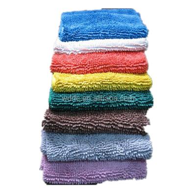 China Water Absorption 100% Polyester Chenille Rug Shaggy Fabric In A Rolls For Blanket, Carpet, Mop Or Car Wash Mitt for sale