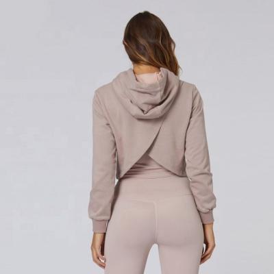 China Viable Wholesale Cheap Soft Suede Crop Oversized Hoodies for sale