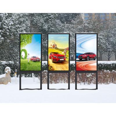 China Factory Customized Outdoor Waterproof IP65 Touch Screen Outdoor Totem Outdoor Customized Ultra Thin Signage Kiosk Digital Player for sale