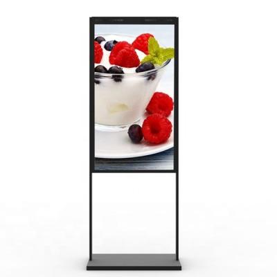 China Indoor 55 65 75 Inch Height Brightness LCD Window Display Touch Screen Panel Windows for sale