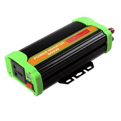 China China Factory Supply 500w AC 12v 220v Car Power Inverters Converters 240*100*60mm for sale