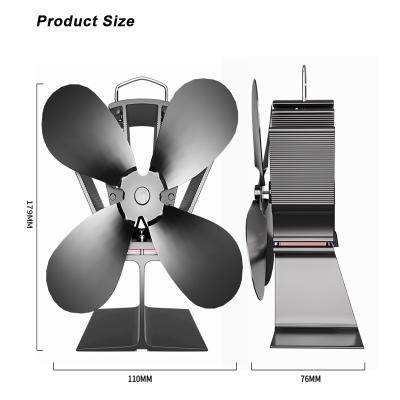 China Eco-friendly Heat Conductor Factory Heat Activated Hotel Stove Fan Heat Powered for sale