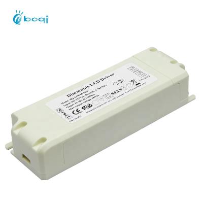 China boqi constant current dimmable led driver 0/1-10V dimmable led driver 0-10V 72w 1500ma for 45w 50w 55w 60w 72w led panel light, downlight and ceiling light for sale