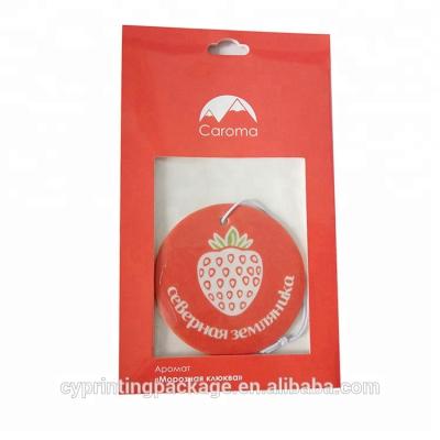 China Strawberry Scent Air Freshener Wallpaper Sustainable Car Air Freshener for sale