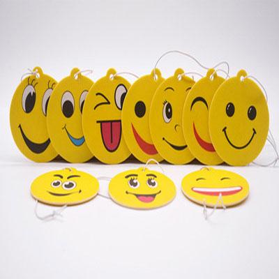 China paper & Custom Cardboard Emoticon Paper Perfume Fragrance Card for sale