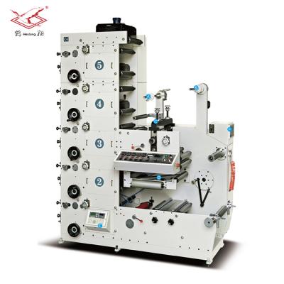 China Label Printing HEXIANG 6 Colors Flexo Printing Machine For Sticker Label , Paper for sale