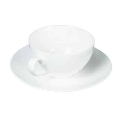 China New Luxury Bone China 370ml Bone China Cup And Saucer Black Tea Coffee Cup Luxury Ceramic Saucer for sale