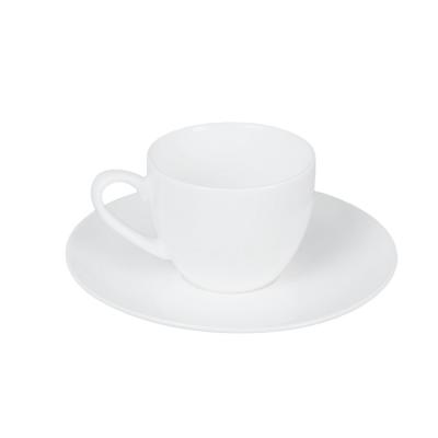 China New Luxury Bone China 100ml Bone China Bone China Cup Saucer Sets Custom Thick Ceramic Cup&saucer for sale